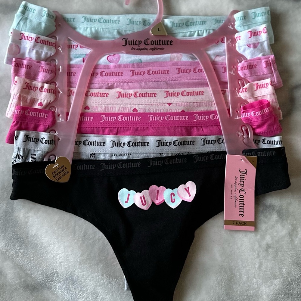 Juicy Couture Thong 7 pack Large